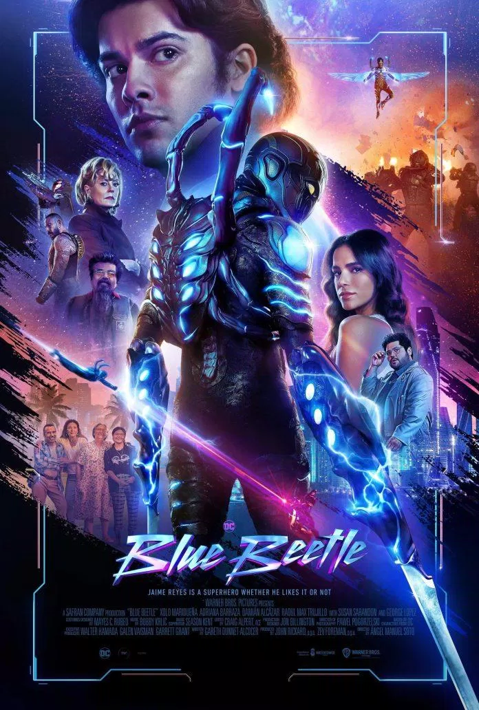 Poster phim Blue Beetle (Ảnh: Internet)