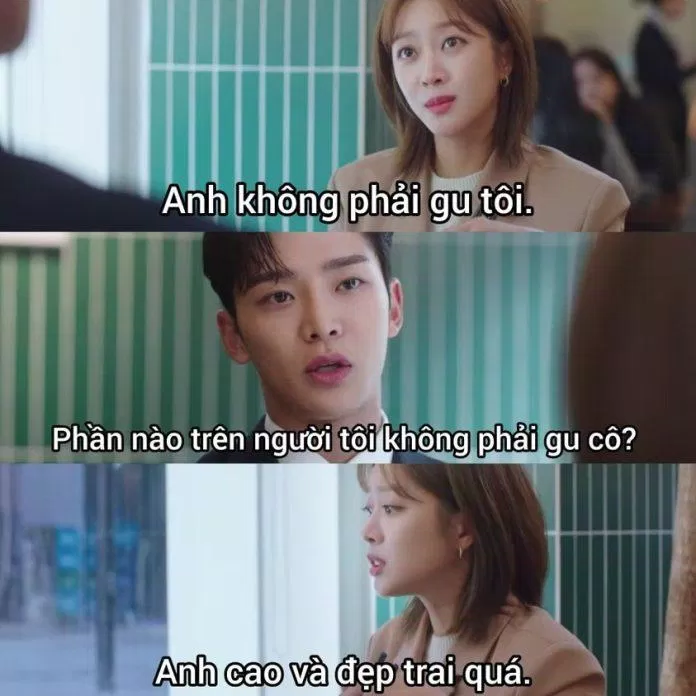 Câu trả lời của Hong Jo khiến Shin Ju không biết nên vui hay buồn. (Ảnh: Internet)